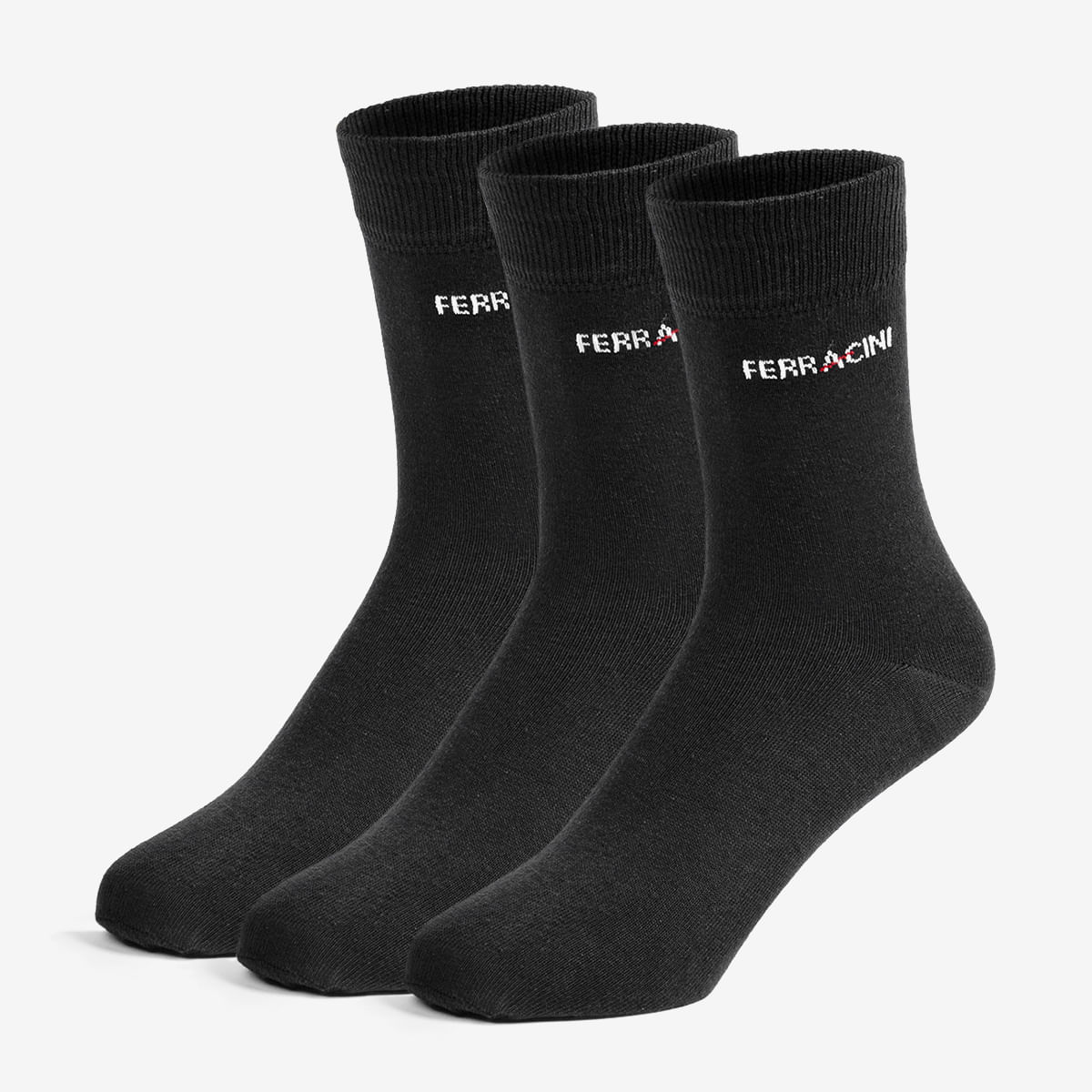 Kit de Meias Ferracini KIT BL PRETA