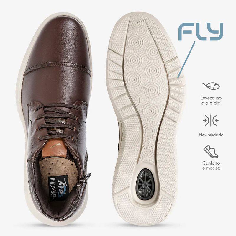 Bota Casual Ferracini Masculina Havana Glover 3